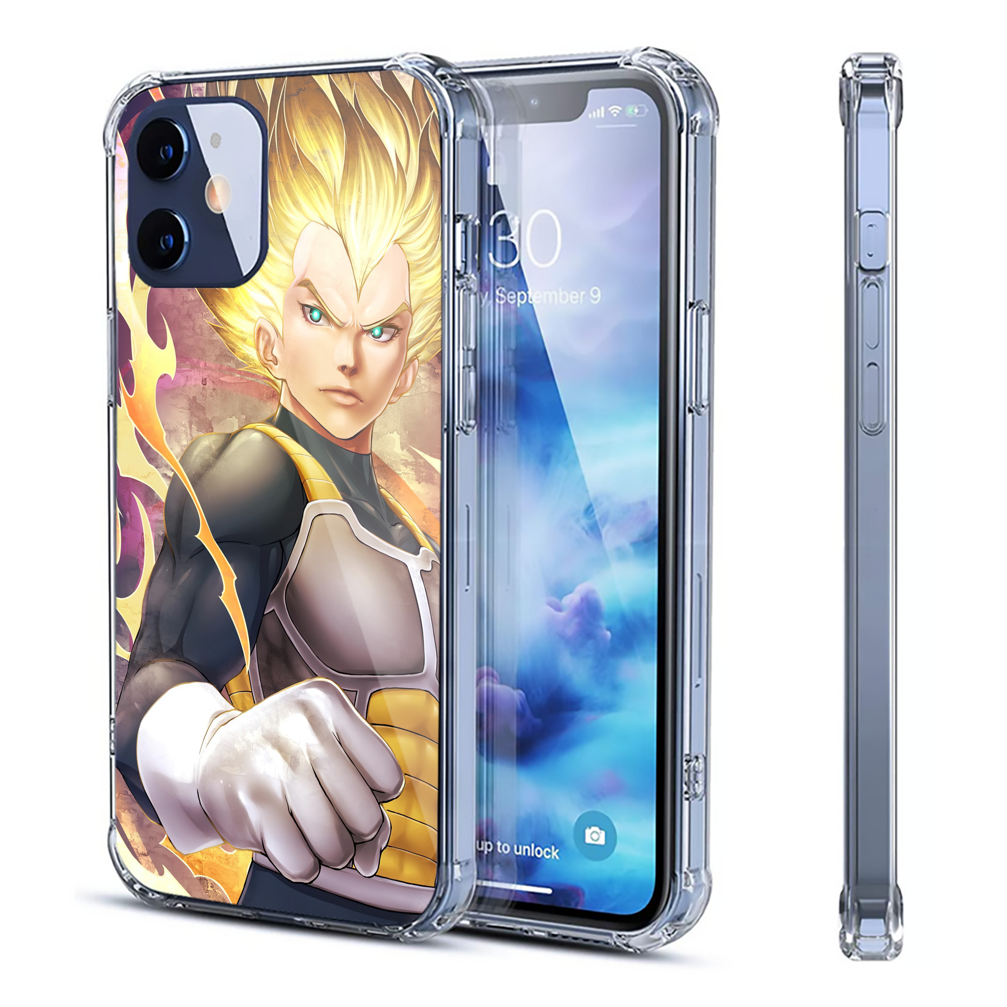 （画像用） ドラゴンボール DRAGON BALL 【iPhone 12シリーズ対応】透明スマホケース（クリアソフトケース）